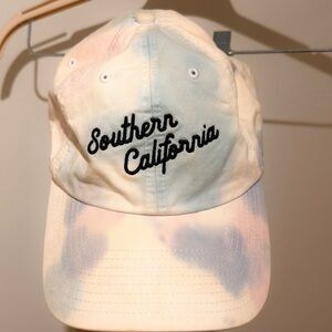 American Needle USC Trojans Tie Dye Pastel Southern California Dad Hat Cap